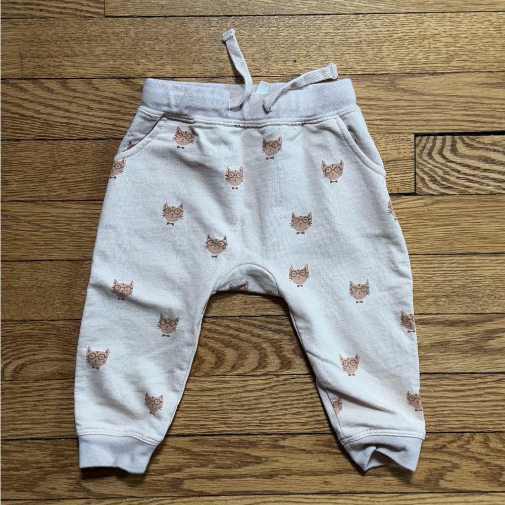 Rylee + Cru Smart Cat Pants - Size 6-12 Months